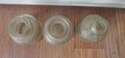 Vintage Lot Of 3 Ink Bottle Clear 2 Oz