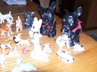 40  Ceramic  Cloth  Etc  Dog Figurines  Really Cute 