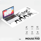 Satoru Gojo Oversized Desktop Mouse Pad Pu Water Proof High Quality Mouse Mat