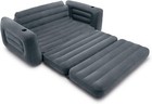 Intex Inflatable Pull-out Sofa  Velvety Surface  2in1 Valve  Cupholder 46x88x26