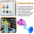 Original Creator - 4 Pack Magnetic Soda Can Lids     Reusable Airtight Can Cove   