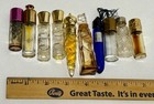 Lot Of 10 Empty Vintage Miniature Perfume Vials Bottles Irice Evening In Paris