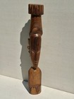 Vintage Tiki Lounge Wood Carving Head South Seas Fiji Tahiti