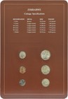 Zimbabwe Set Of Coins 1980-1983 Unc 1  5  10  20  50 Cents  1 Dollar And 1 Ma   