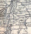 1865 Civil War Era Mitchell Map New Brunswick  Gaspe Peninsula- St  Albans Raid
