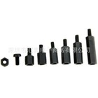 180pcs M3 Nylon Black Hex M-f Stand Off Set Spacers  Screw  Nut Assorted Kit Box