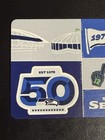 New 2025 Starbucks Seattle Seahawks 50th Anniversary   Kingdome Gift Card Rare