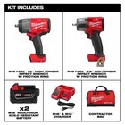 Milwaukee 3010-22 M18 Fuel    1 2  Htiw   3 8  Mtiw Automotive Combo Kit