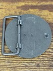 Vintage Half Dollar 50 Cent Coin Brass Belt Buckle Made In Usa