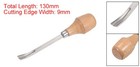 1pcs 9mm Tip 5  Length Wood Carving Chisels Curved Half-round