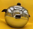 Vtg West Bend Penguin Ice Bucket With Lid  Hot Cold Server Bakelite Handles Mcm