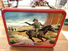 Vintage Western Metal Lunchbox - 1964 Thermos Wagon Train