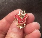 Carpenters Union Rhode Island Red Chicken Hen Rooster Ships Anchor Lapel Pin