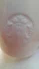 Starbucks 2010 Coffee Mug White Siren Mermaid Logo Embossed S