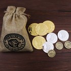 16 Pc Harry Potter Gringotts Bank Coins   Bag Hp Hogwarts Wizarding World  Noble