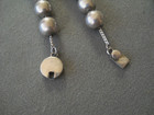 Old Southwestern Navajo Pearls Style Mex Sterling Silver Bead Necklace 128g  27 