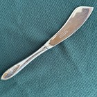 Towle Sculptured Rose Sterling Silver Hollow Handle Master Butter Spreader 6 8 