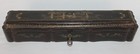 Antique Chinese Lacquer Fan Box Large Size 19th Century Oriental Decor Wood Case