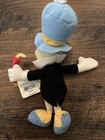 Vtg The Disney Store Jiminy Cricket Plush Mini Bean Bag Toy Stuffed Animal 8      