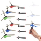 6pcs Pull Wire Handle Pull Line Helicopter Handle Aviation Model Copter Toy