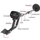 Lcd Metal Detectors Waterproof Gold Digger Deep Sensitive Hunter Coil Searcher