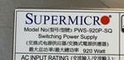  lot Of 2  Supermicro Pws-920p-sq Switching Power Supply  920w  a2d 