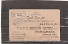 Malaya Singapore Registered Cover To India 1938
