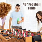 48   3-in-1 Multi Combo Game Table Foosball Soccer Billiards Pool Hockey 4 Kids