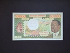Gabon 10000 10 000 Francs  Nd  1974-78  Pick-5a Xf- S n P 3 02379  scarce 