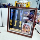 Club Am  rica Liga Mx  Champions Football 3 Gold Medal With Big Frame