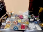 Vintage Lot Of Sequins Misc Sizes And Shapes Crafting Sewing Embellishments Art