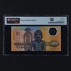 1988 Australia Reserve Bank 10 Dollars  commemorative pick 49b Pmg 66 Epq Unc