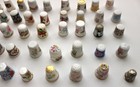 Thimbles Lot Of 55 Flowers And Fruit Thimble