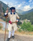 18th Century Colonial Military Uniform Coat Historical Reenactment Costume Mens