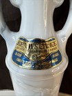 Beam s Choice Whiskey Liquor Bottle Decanter Marble Olympic Disc Thrower Vtg