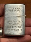 1970 Vietnam Zippo Lighter Inscribed To Tillman Ftrp 17th Cav