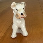 Vintage Japan Terrier Dog Figurine     Schnauzer Airedale Style Ceramic 2 5 