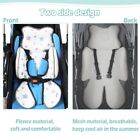 Kakiblin Toddler Head Body Support Pillow  Baby Seat Pad For Car Grey Star 