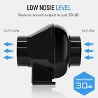 Ipower 4 Inch Inline Fan Air Carbon Filter Ducting Rope Combo For Grow Tent