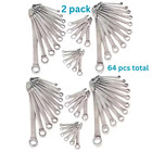Husky 64-piece-32 Each Combination Wrench Set   Organizer Sae   Mm 1013 869 840