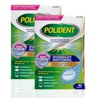 Polident Whitening Dental Cleanser Tablets 90 Ct  2 Pack    Antibacterial Soak