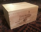 Domaine Romanee-conti 2020 La Tache Empty 6-pack Wood Wine Box Burgundy