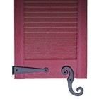 Decorative Vinyl Shutter Hinges And S Holdback Hooks For Exterior Decorative    