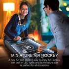 Cipton Led Light Up Air Hockey Table Top Game