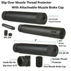 1 2x28 Slip Over Linear Tube With Muzzle Brake And Protector For  223 5 7x28