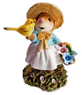 Wee Forest Folk Sweet Songbird Retired Yellow Bird Wff Box