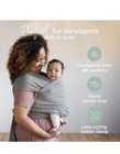 Original Boba Baby Wrap Carrier - Newborn To Toddler Infant Sling  gray  - Used
