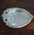 Wallace Sterling Silver Grande Baroque Heart Bonbon Dish 4850-9 No Mono   73 1 G