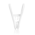 Otylzto 20 Pcs Multi-purpose Clips For Hangers  White Clothes Hanger 