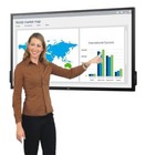 Dell C7017t Interactive Whiteboard With Mobile Stand_ Windows 11